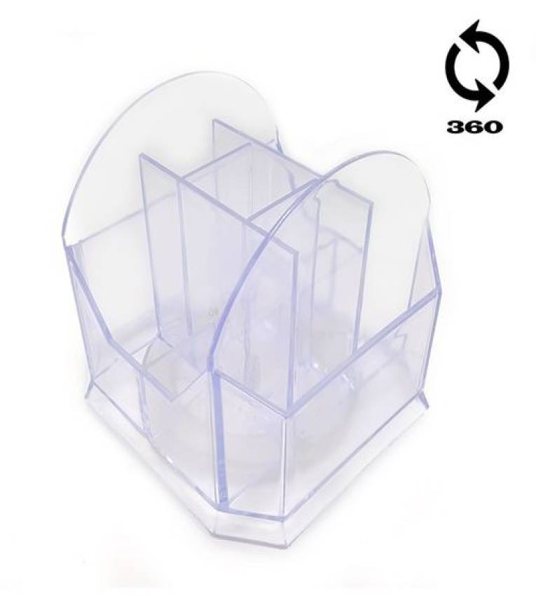 Rangement rotatif en Acrylique Transparent 9 compartiments